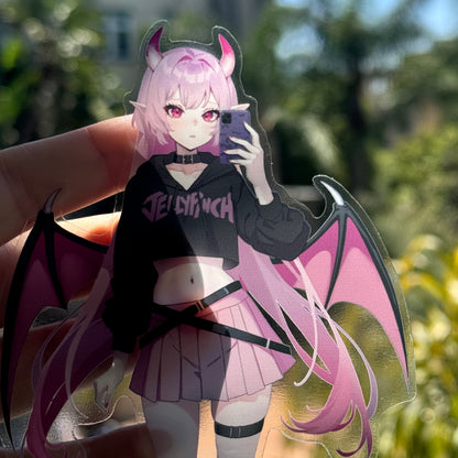 Succubae Selfie Sticker (Transparent)