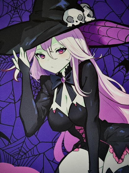 SkullRider Witch Desk Mat