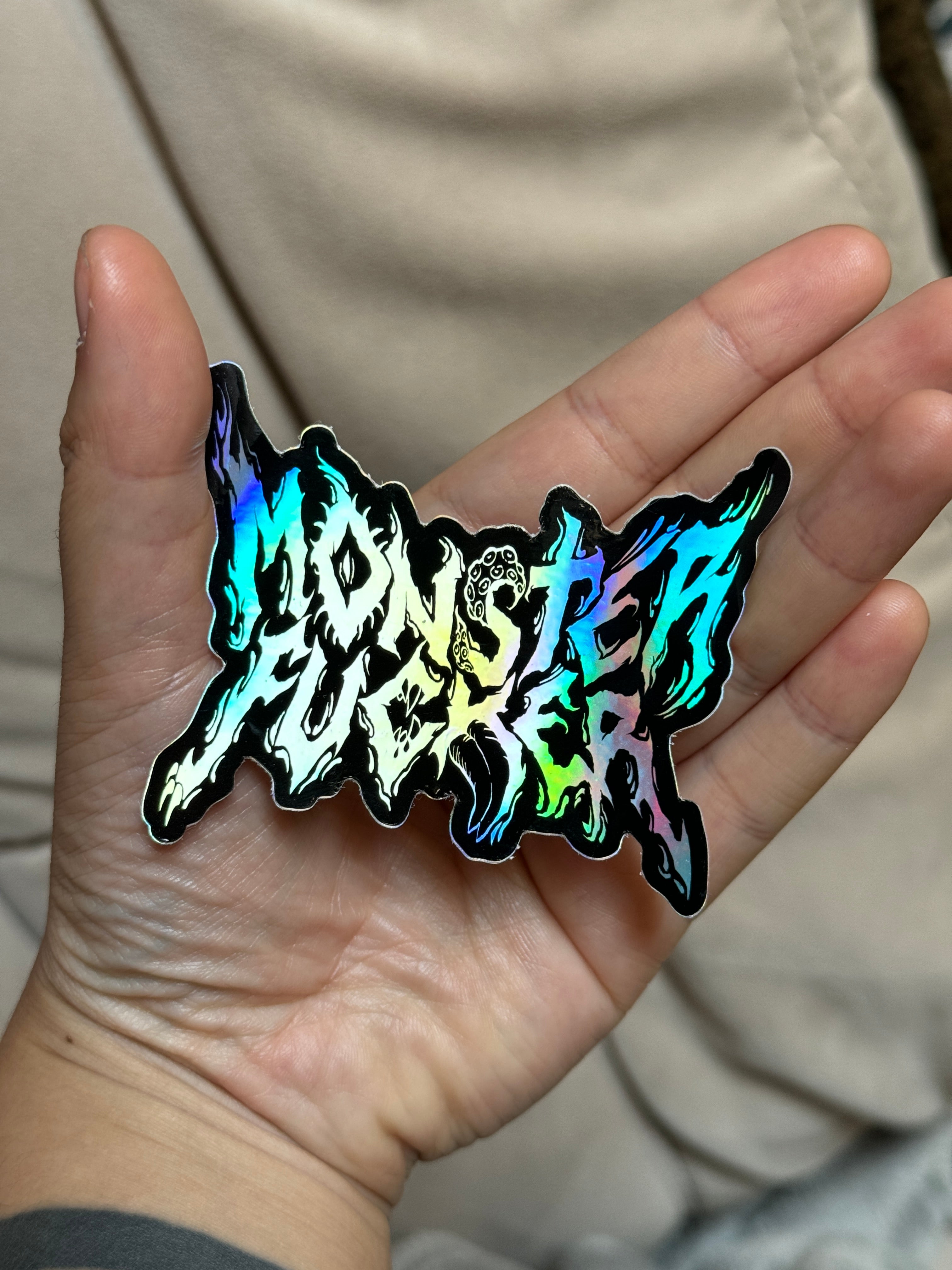 Monsterf*cker Holo sticker