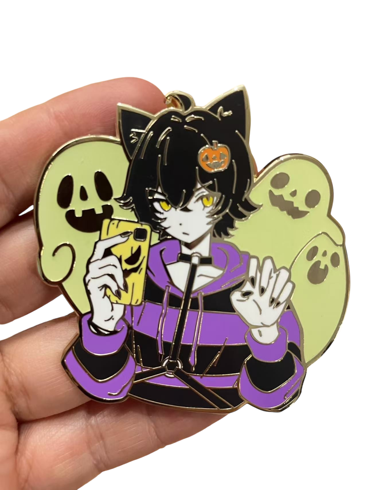 Takumi’s Halloween Pin (Glow in the Dark)