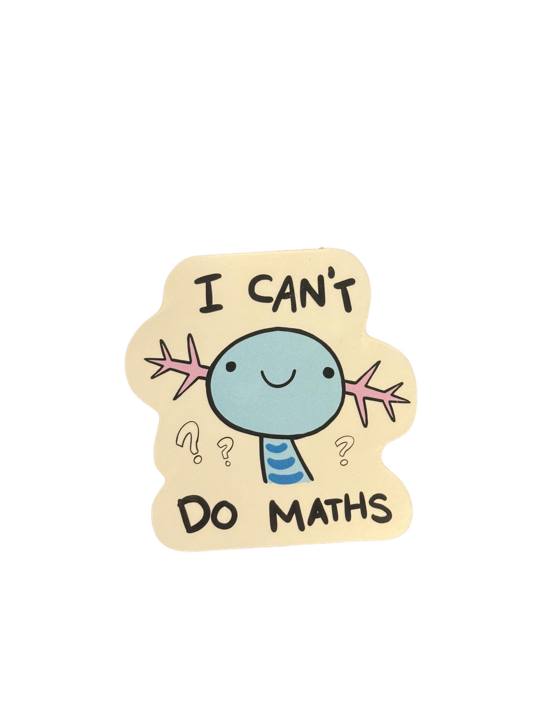 I Cant Do Maths Sticker