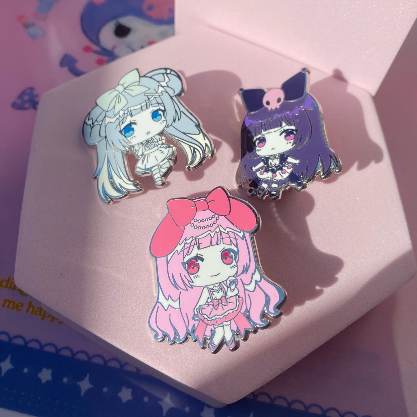 Kawaii Girl Pins