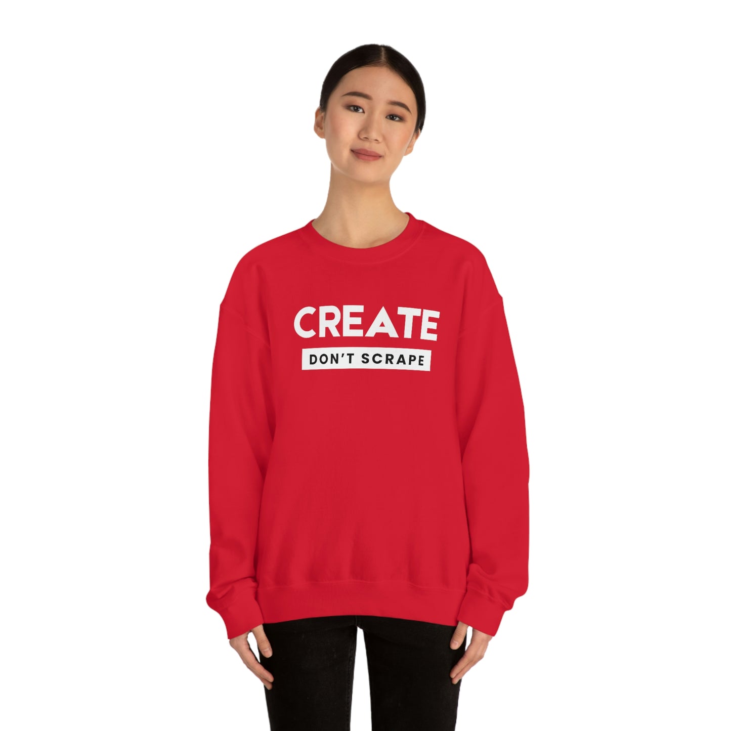 Create Don't Scrape Sweater