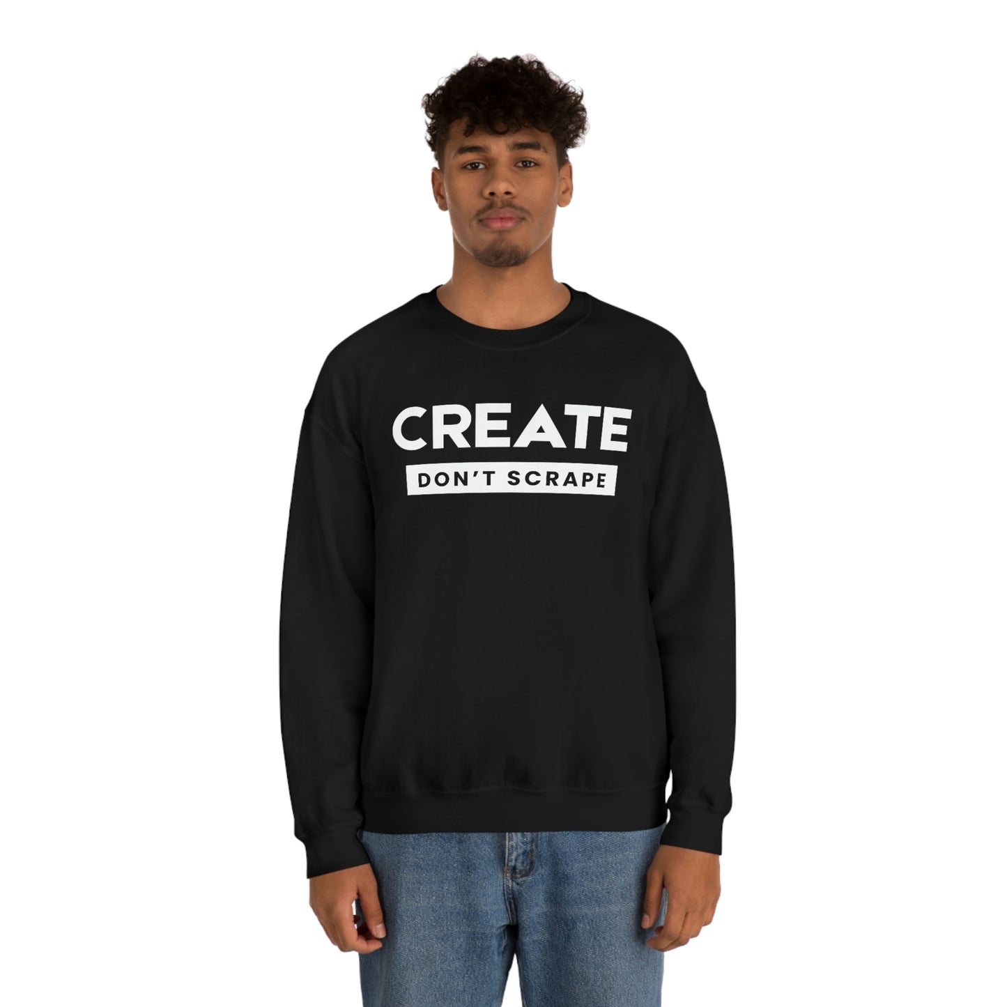 Create Don't Scrape Sweater