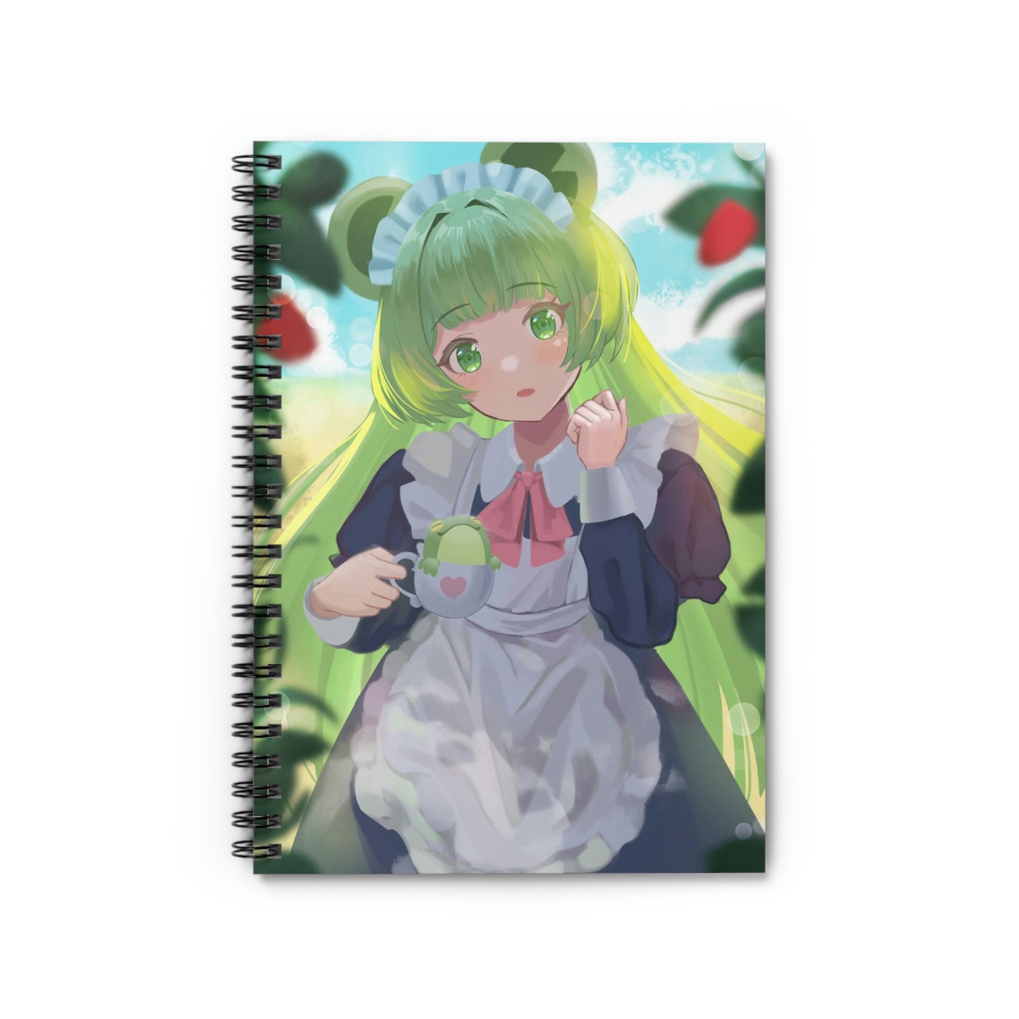 Kaeru Lined Spiral Notebook