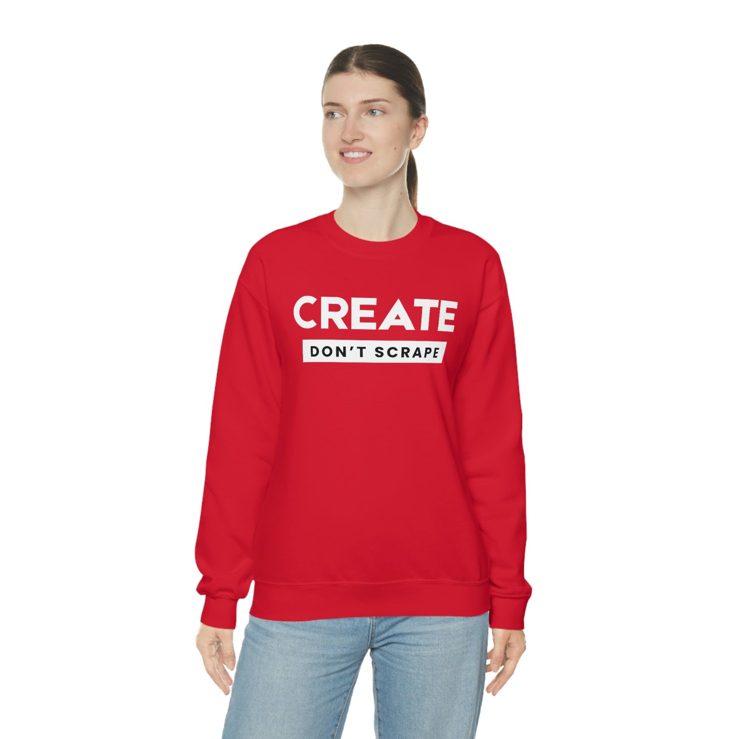 Create Don't Scrape Sweater