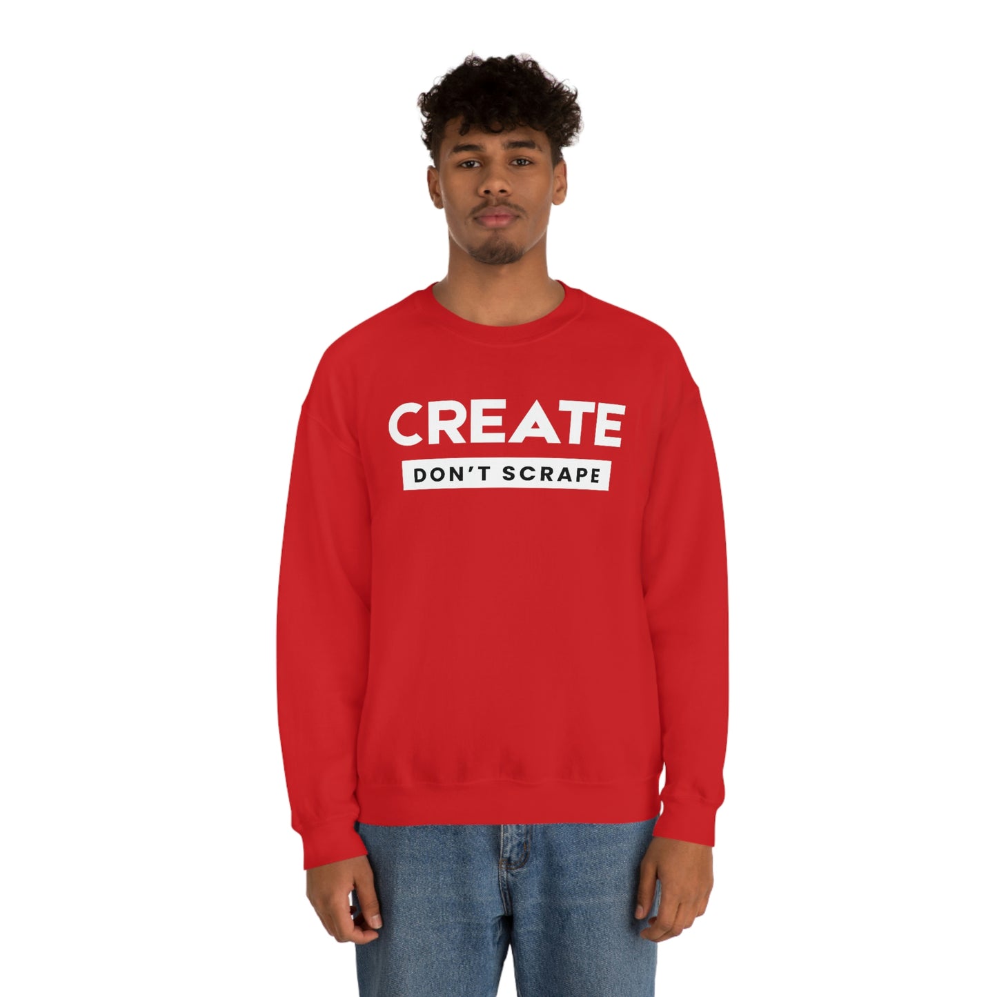 Create Don't Scrape Sweater