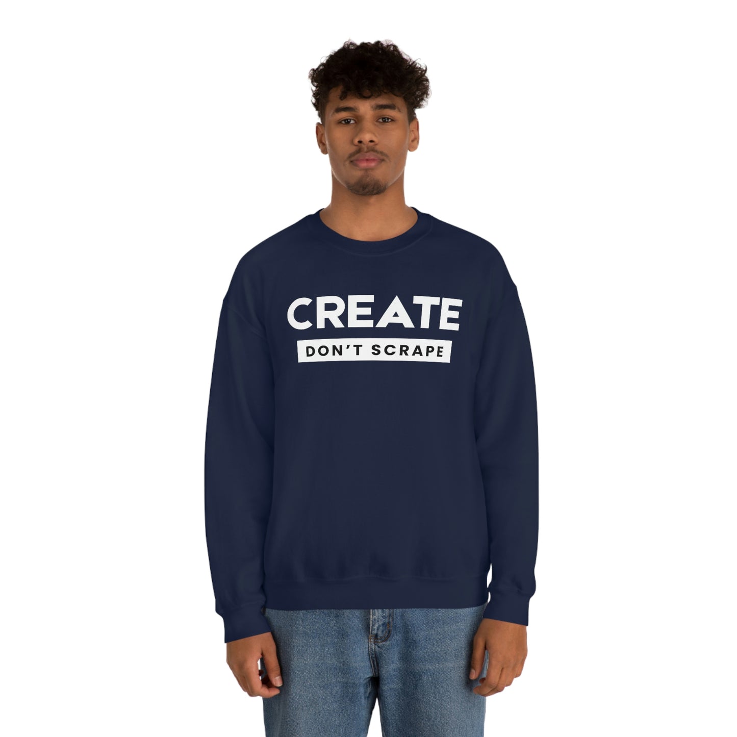 Create Don't Scrape Sweater