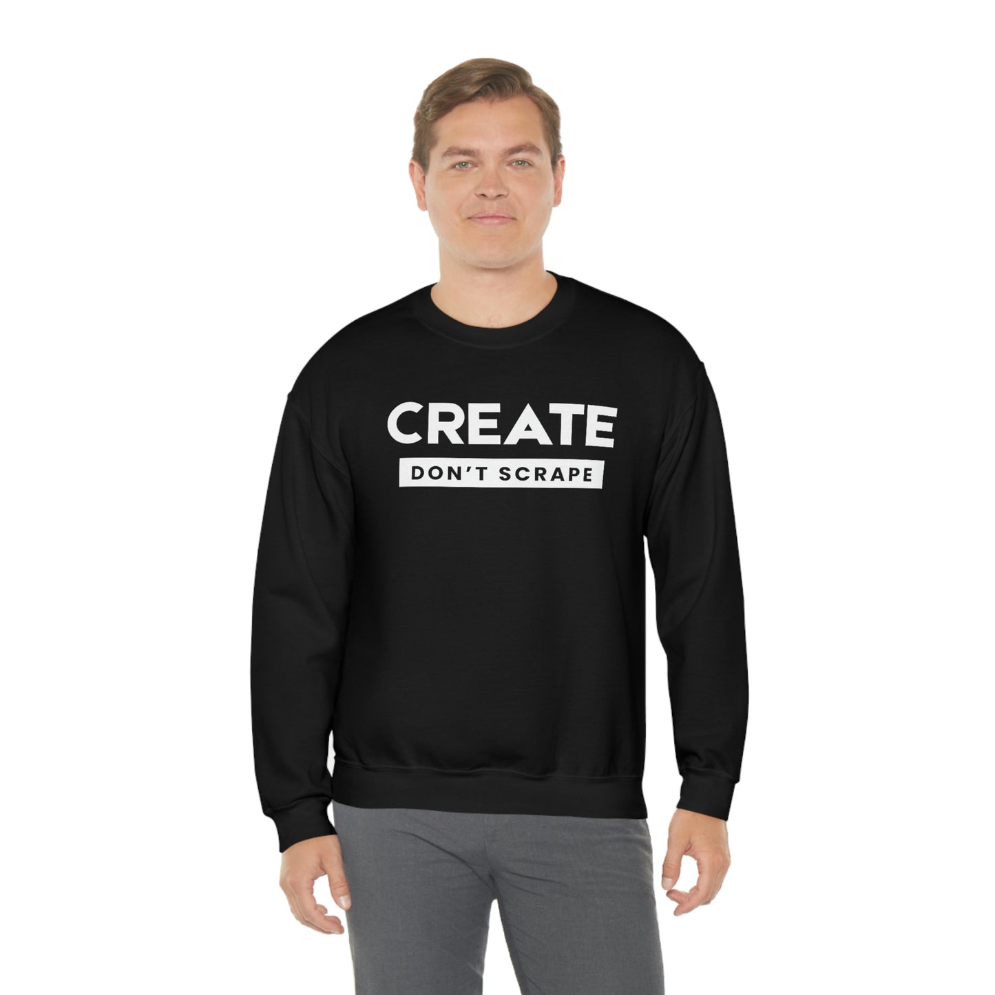 Create Don't Scrape Sweater