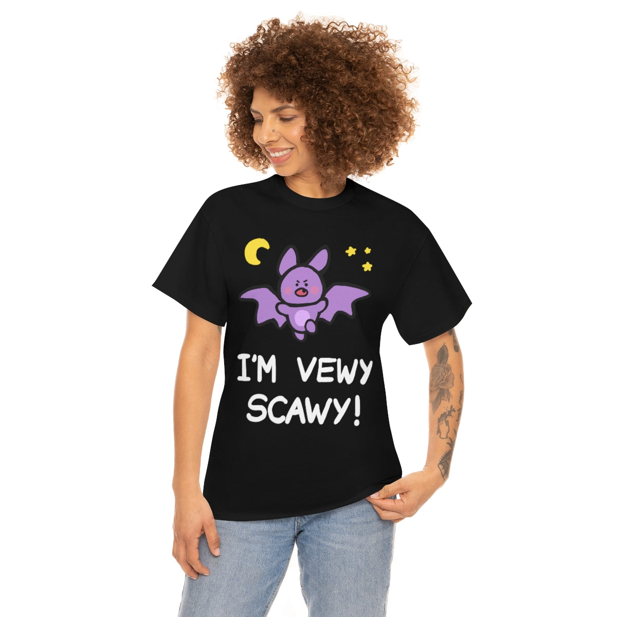 I'm Vewy Scawy Gummi Tee (Black)