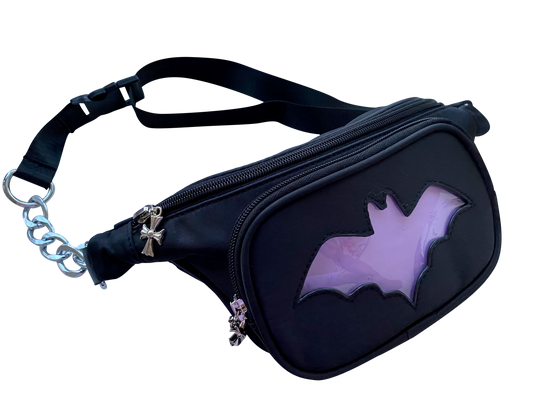 Pastel Goth Bat Ita Fanny Pack