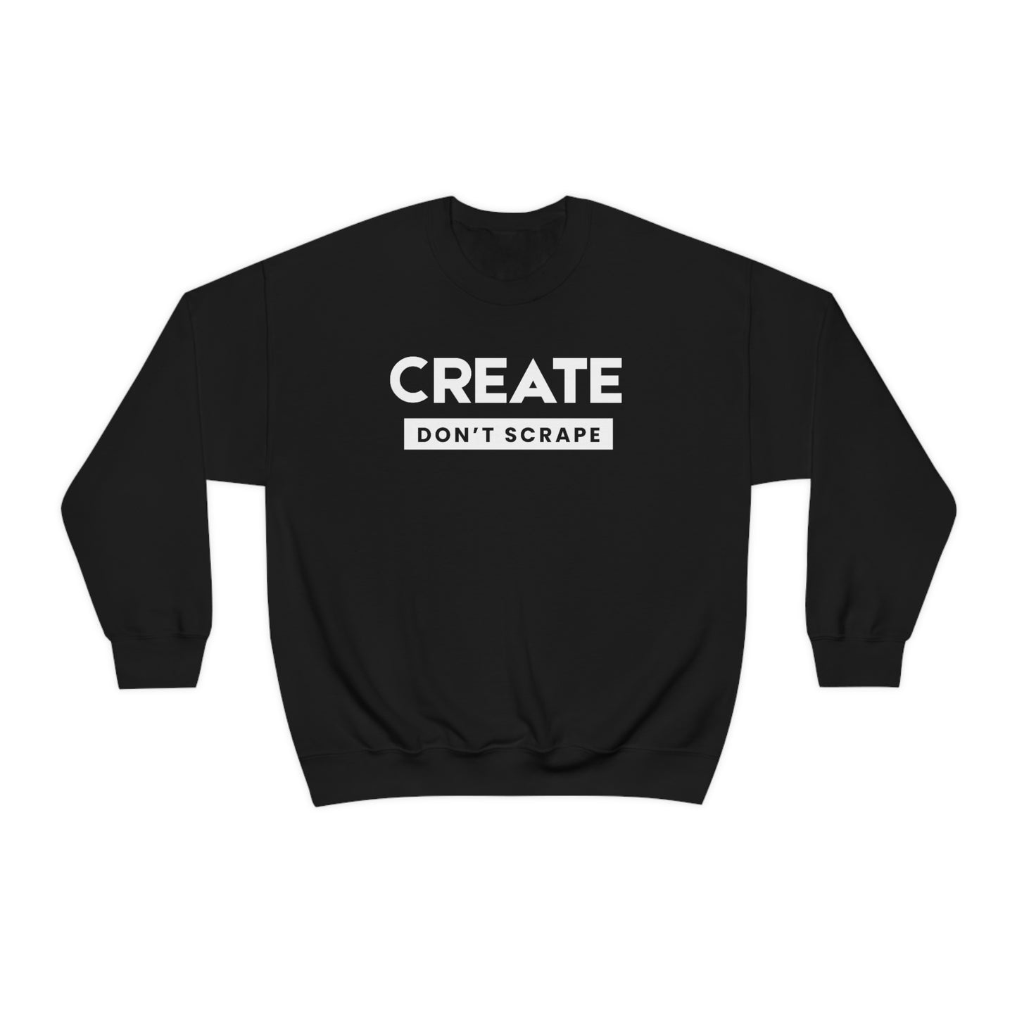 Create Don't Scrape Sweater