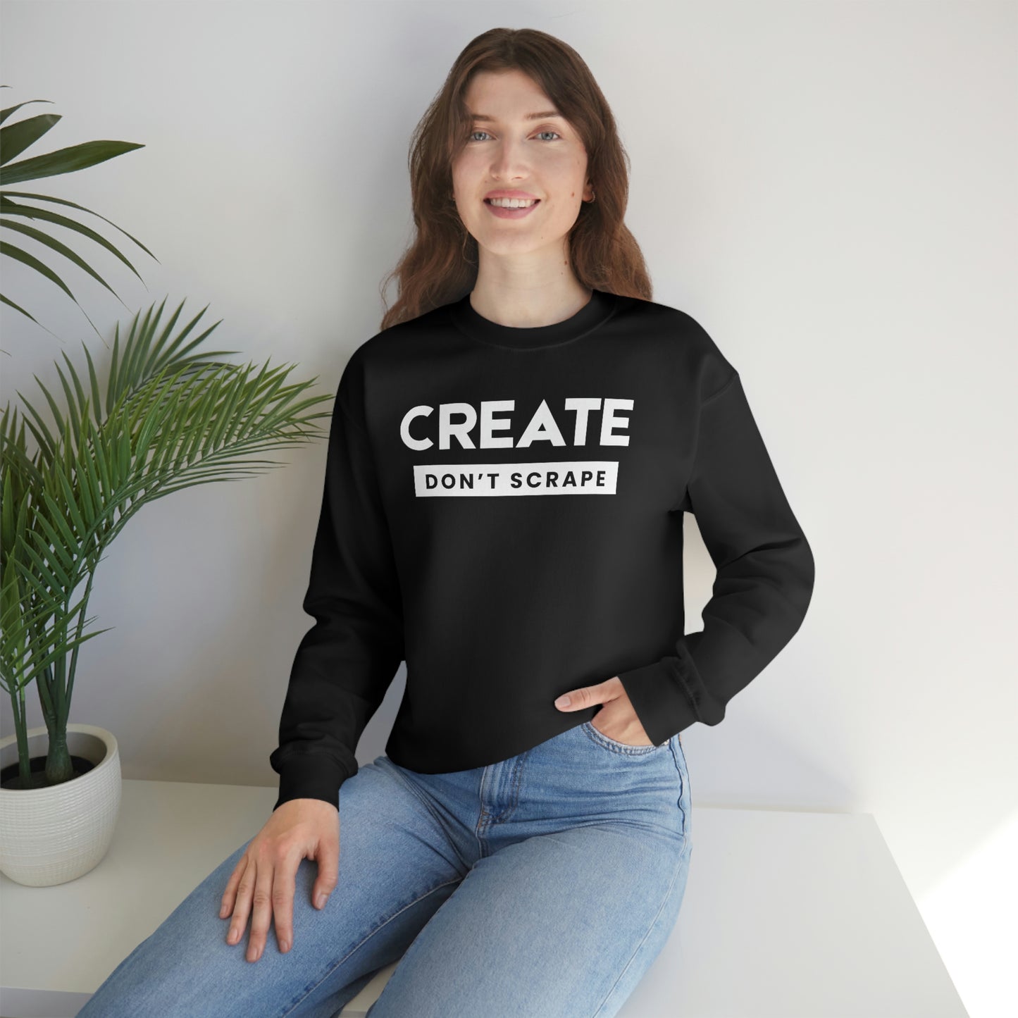 Create Don't Scrape Sweater