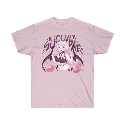 Succubae T-Shirt (Pink) by fawnbomb