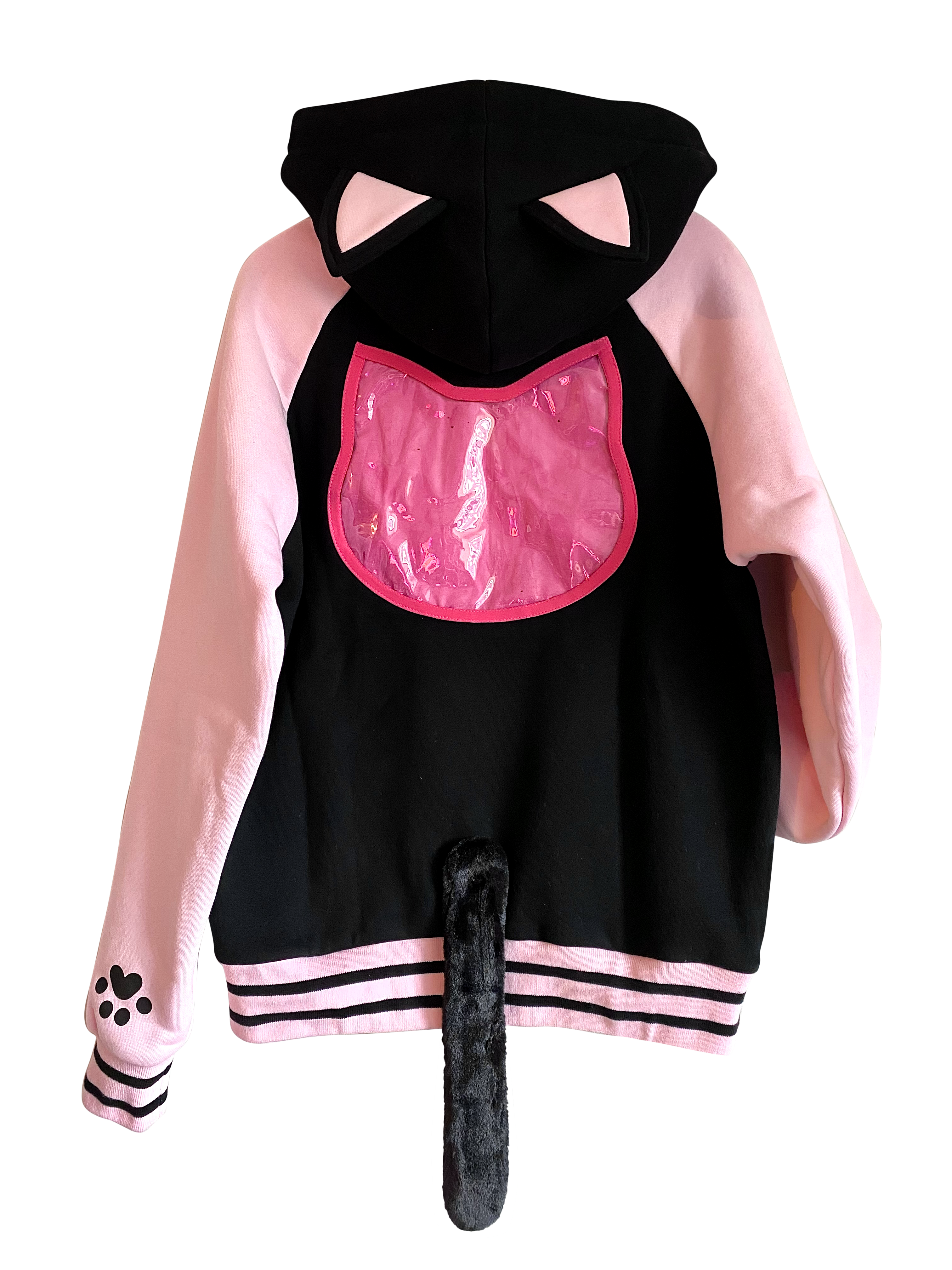 Pink and Black Cat Ita Jacket