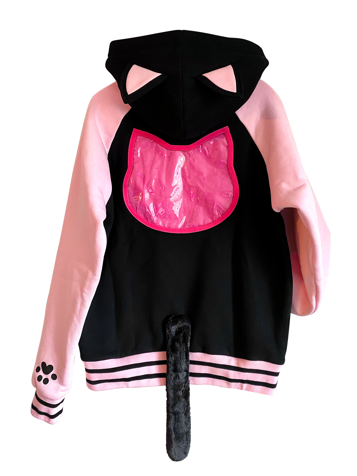 Pink and Black Cat Ita Jacket