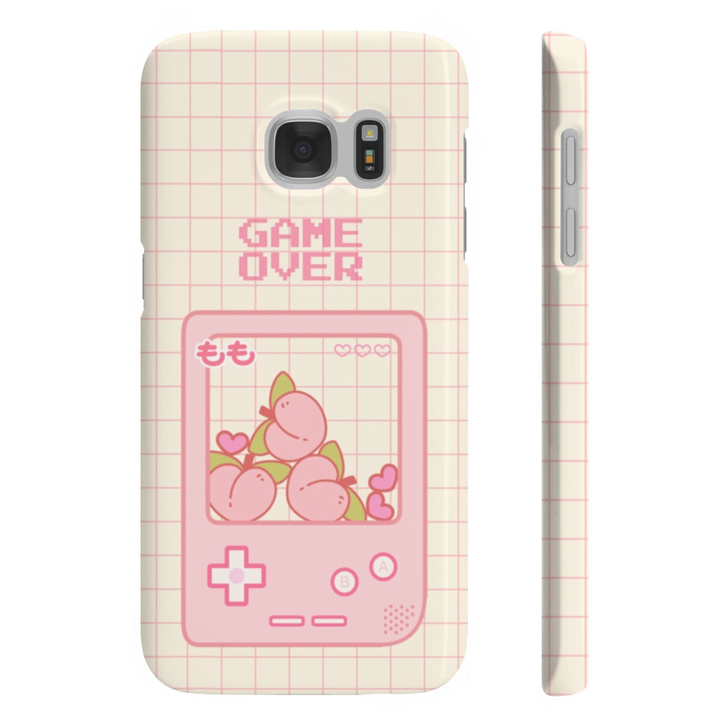 Game Over Peach Phone Case (samsung, iphone, huawei +100 more)