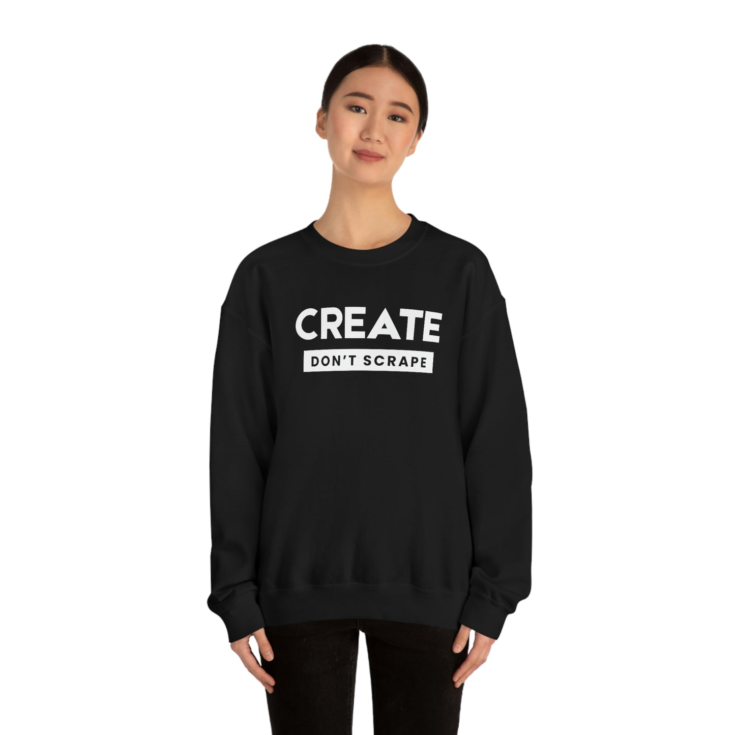 Create Don't Scrape Sweater