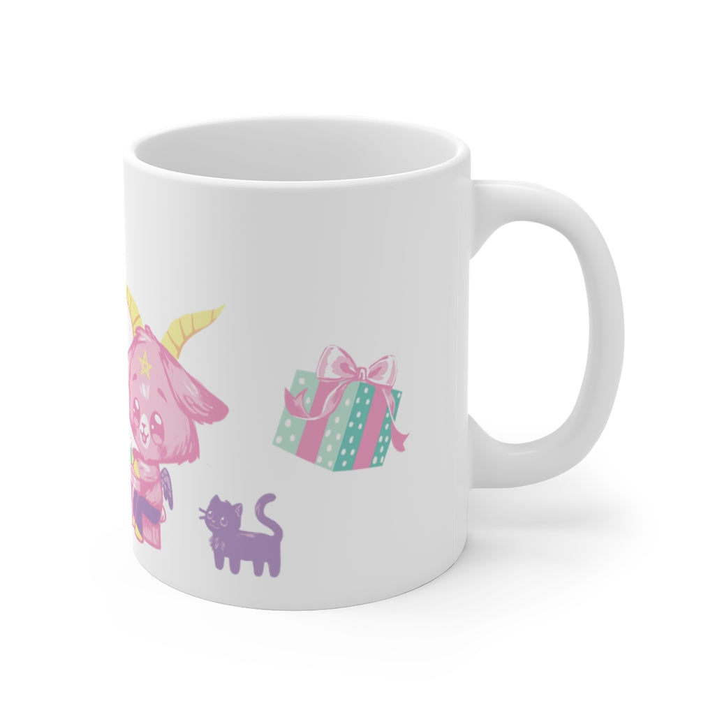 Baby Baphomet's Birthday Ceramic Mug