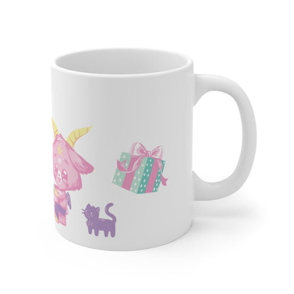 Baby Baphomet's Birthday Ceramic Mug