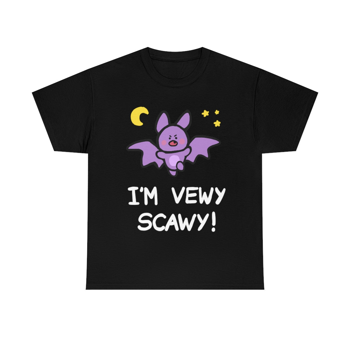 I'm Vewy Scawy Gummi Tee (Black)