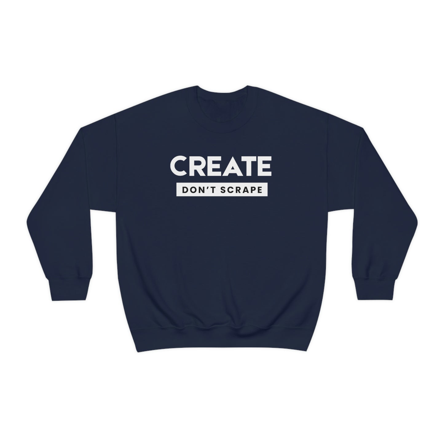 Create Don't Scrape Sweater