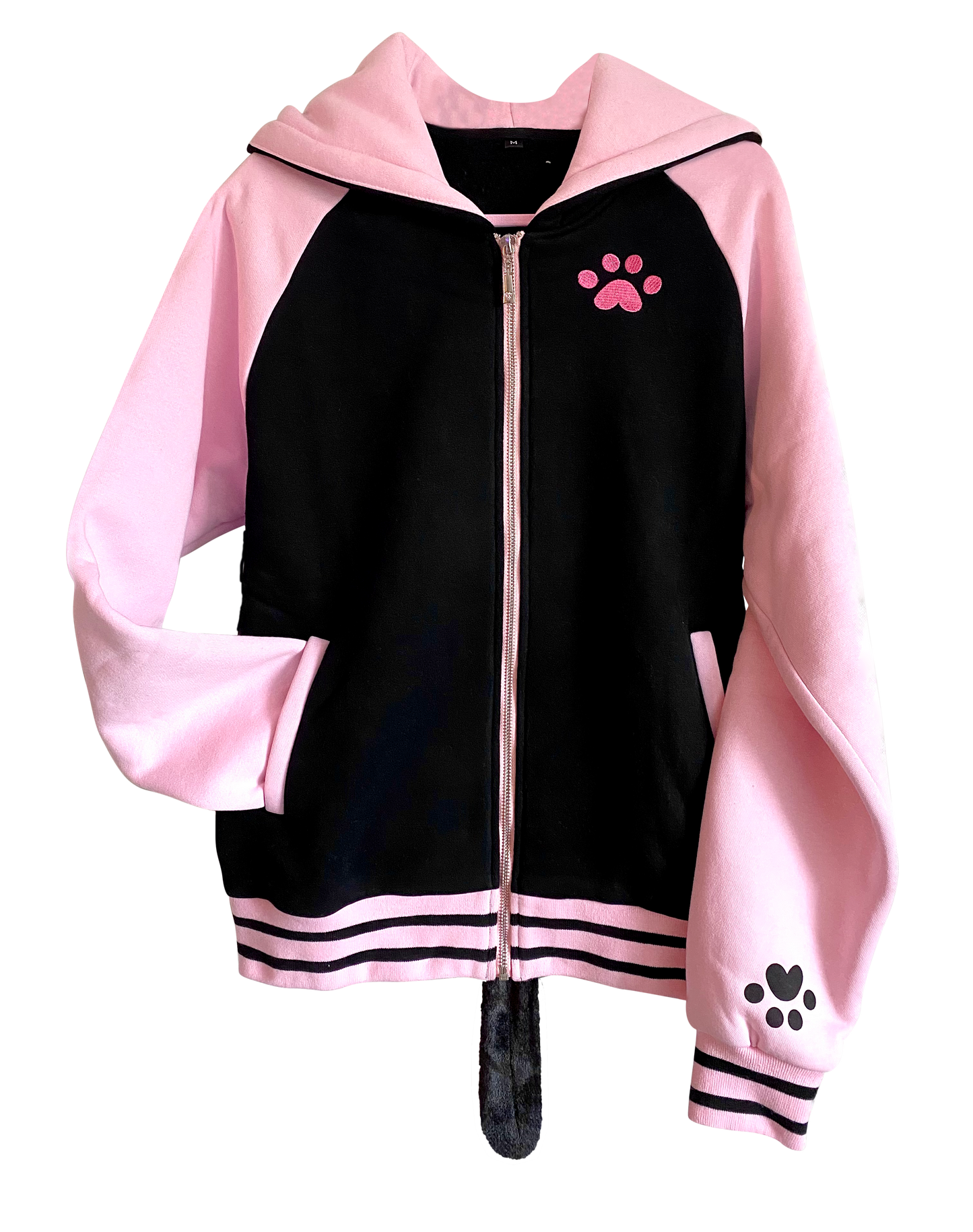 Pink and Black Cat Ita Jacket