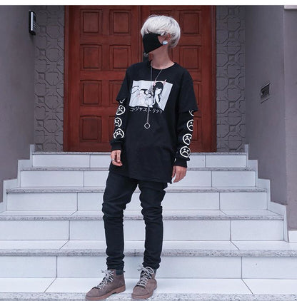 'GORGEOUS TRICK' T-Shirt (Black) by fawnbomb