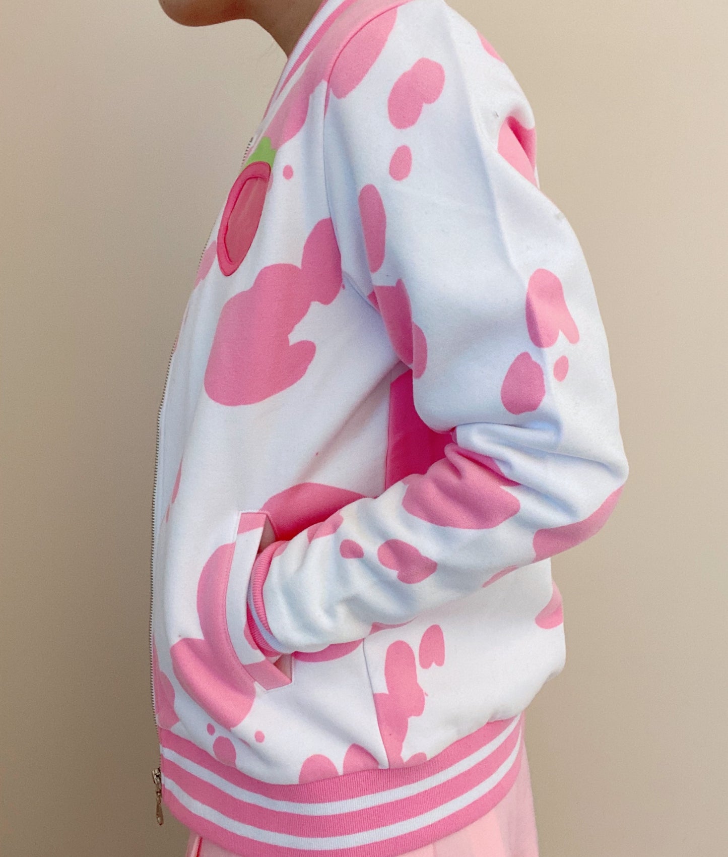 Strawberry Cow Ita Jacket