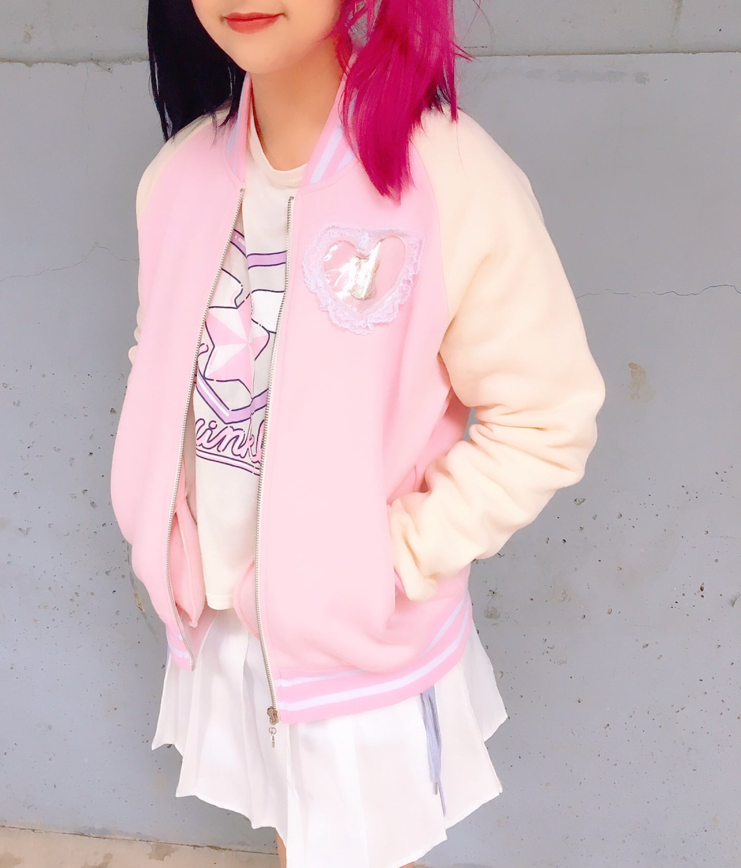 Pink Heart Ita Jacket