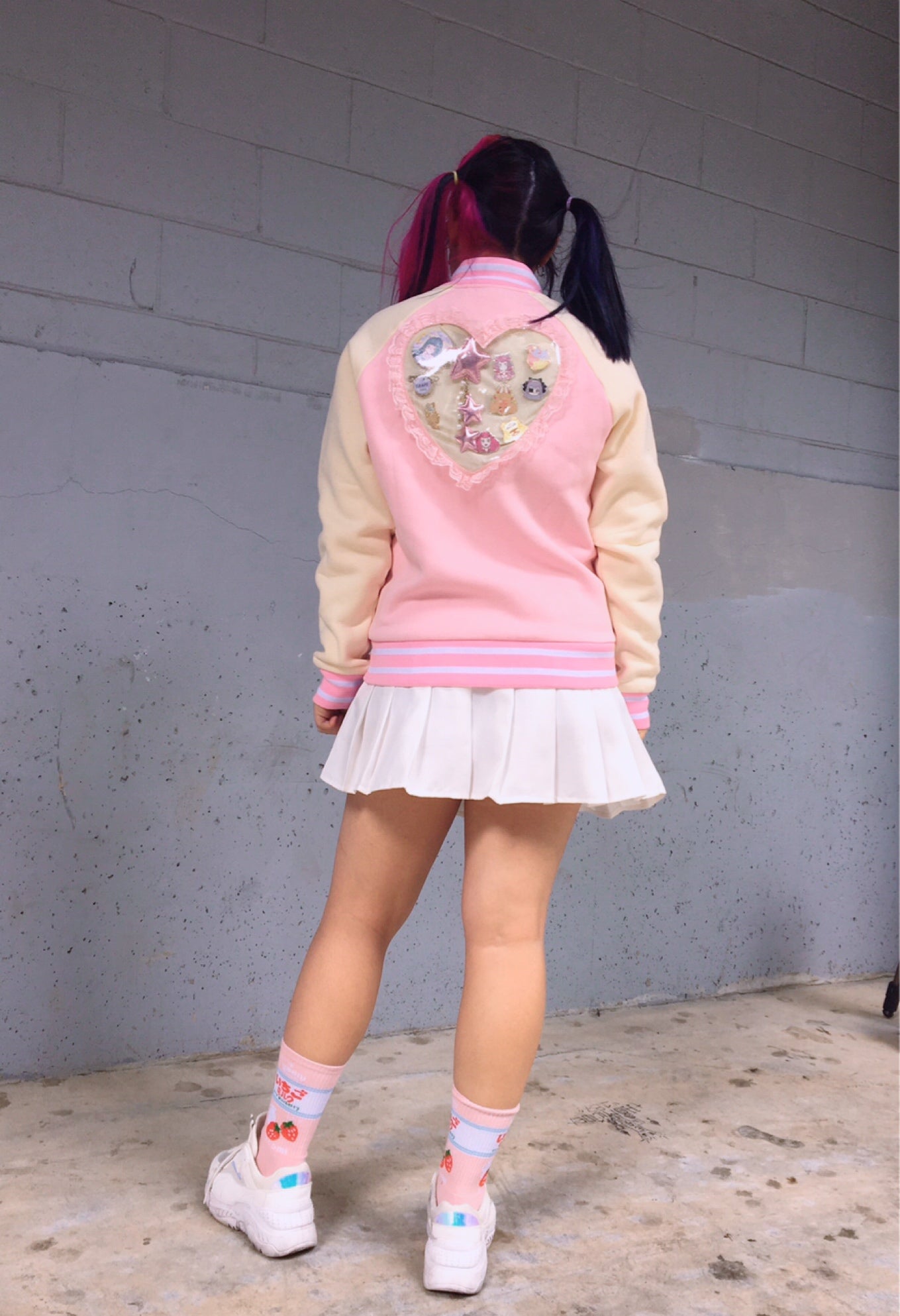 Pink Heart Ita Jacket