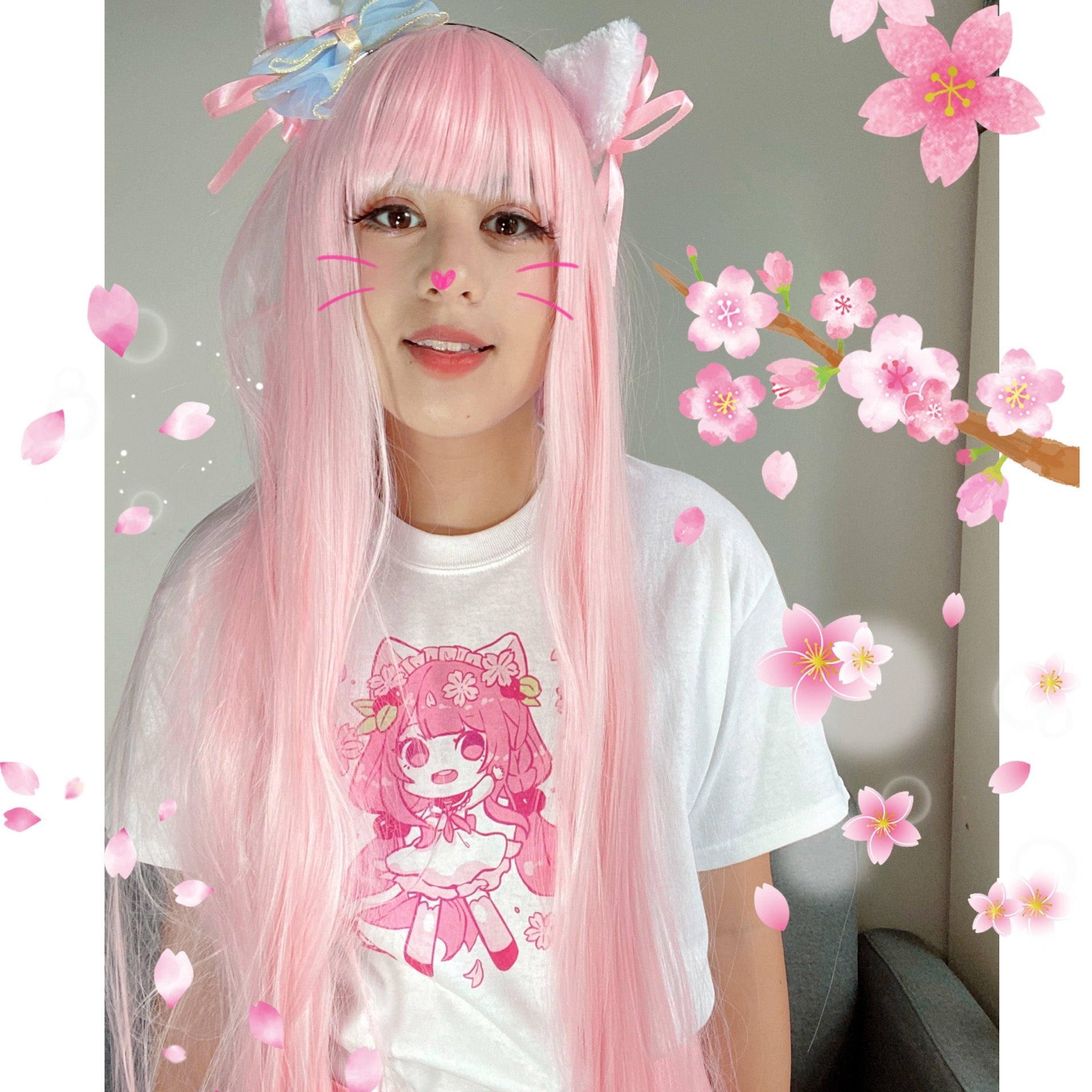 Kawaii Springtime Sakura T-Shirt