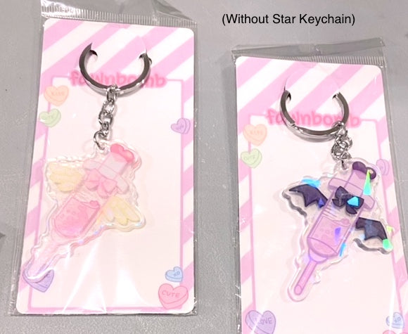 Menhera Syringe Keychains - Angel & Demon