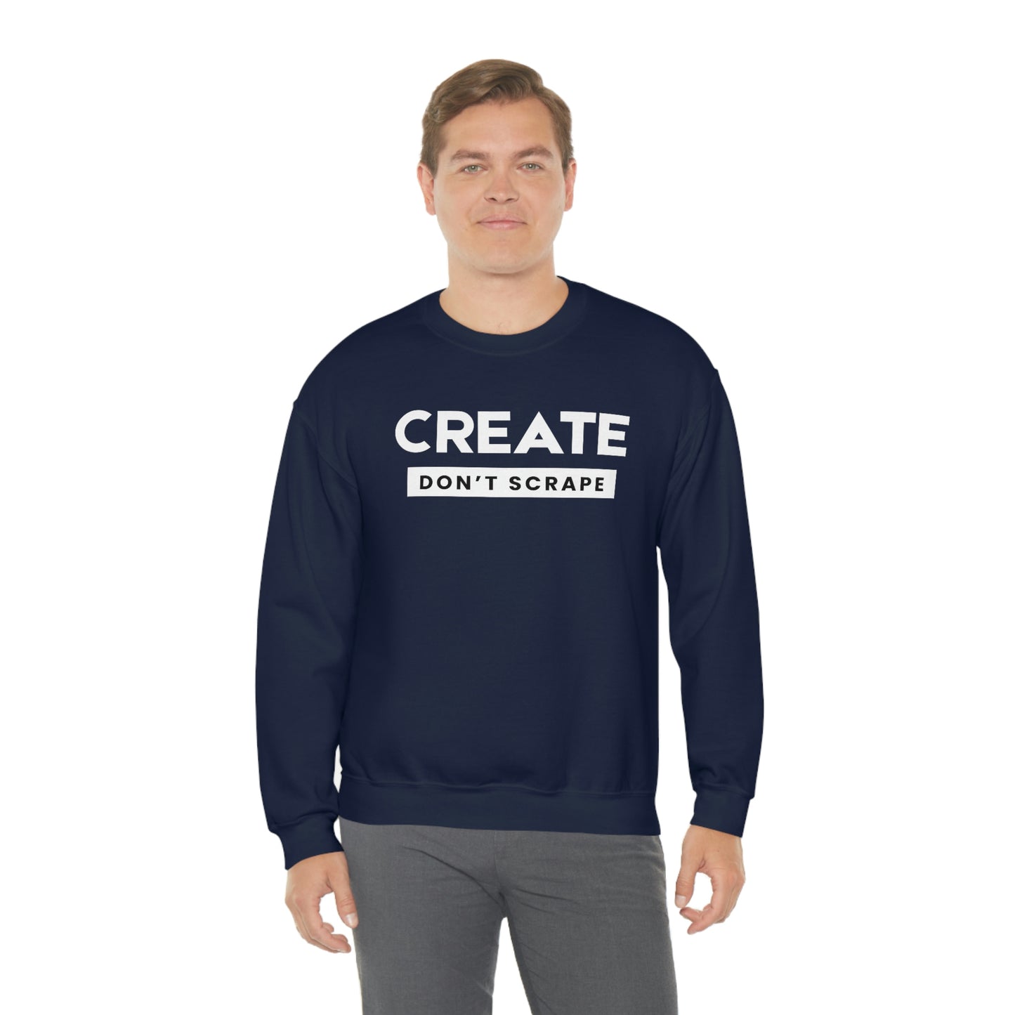 Create Don't Scrape Sweater