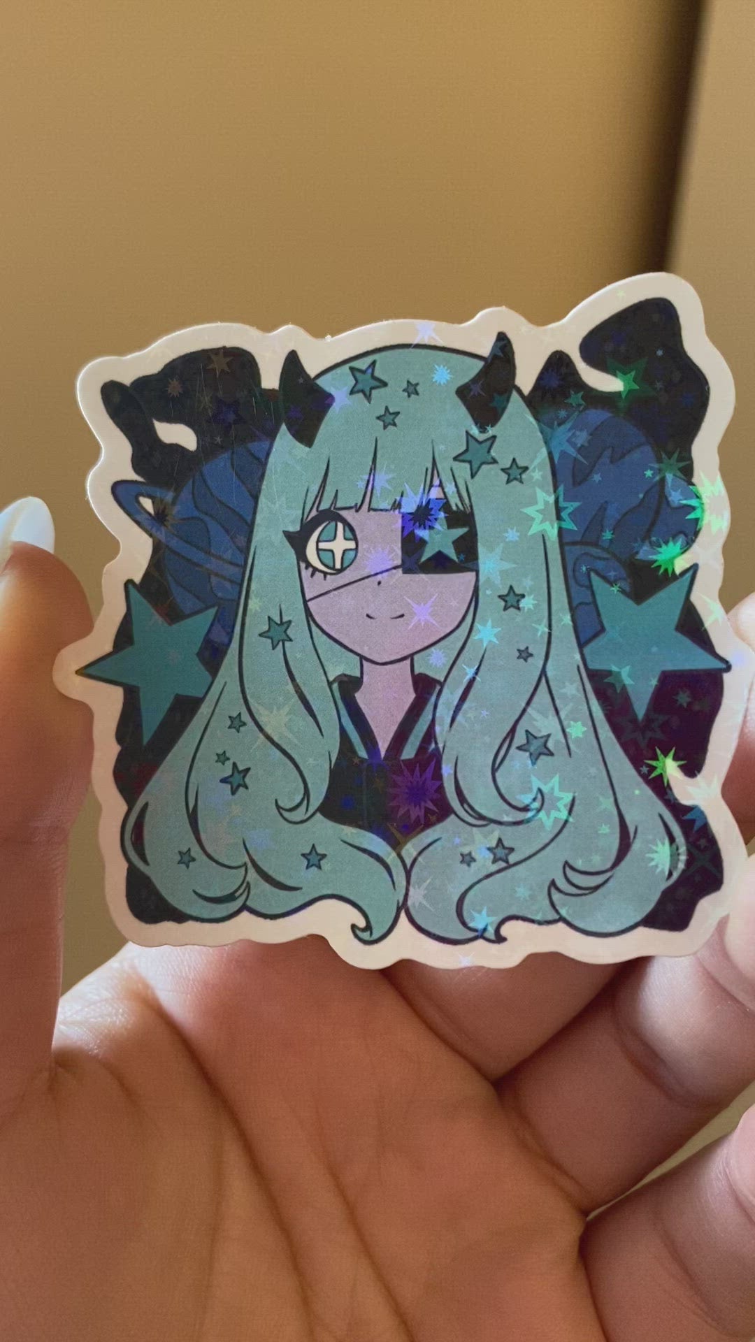 KRIA Holographic Sticker