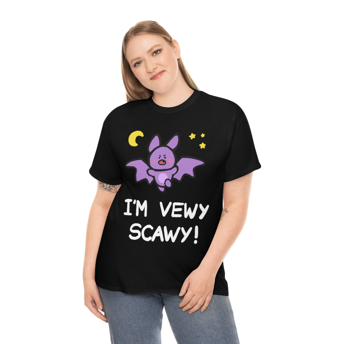 I'm Vewy Scawy Gummi Tee (Black)