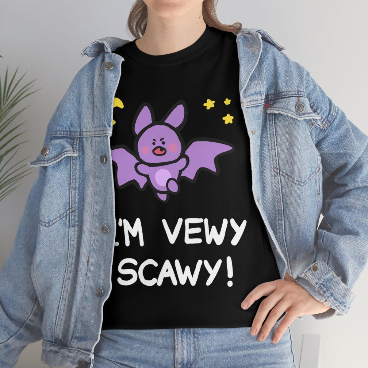 I'm Vewy Scawy Gummi Tee (Black)