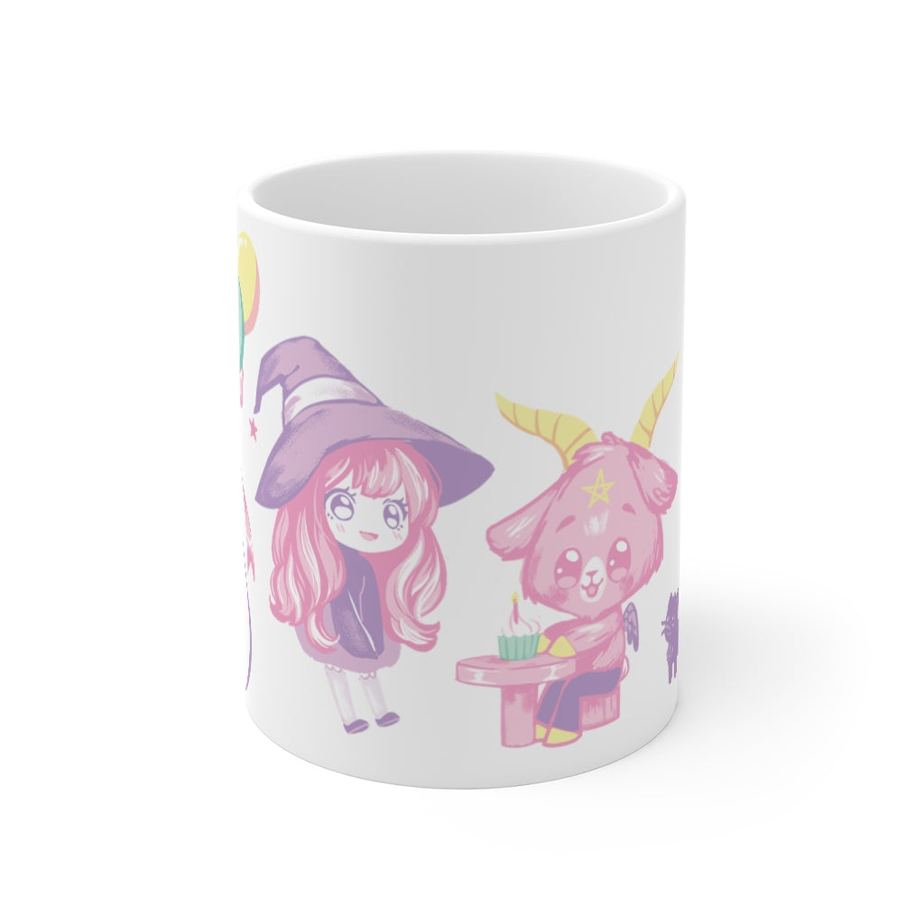 Baby Baphomet's Birthday Ceramic Mug