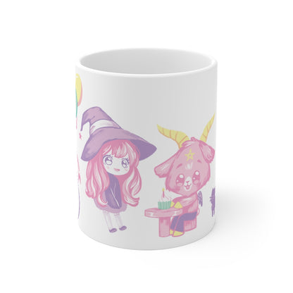 Baby Baphomet's Birthday Ceramic Mug