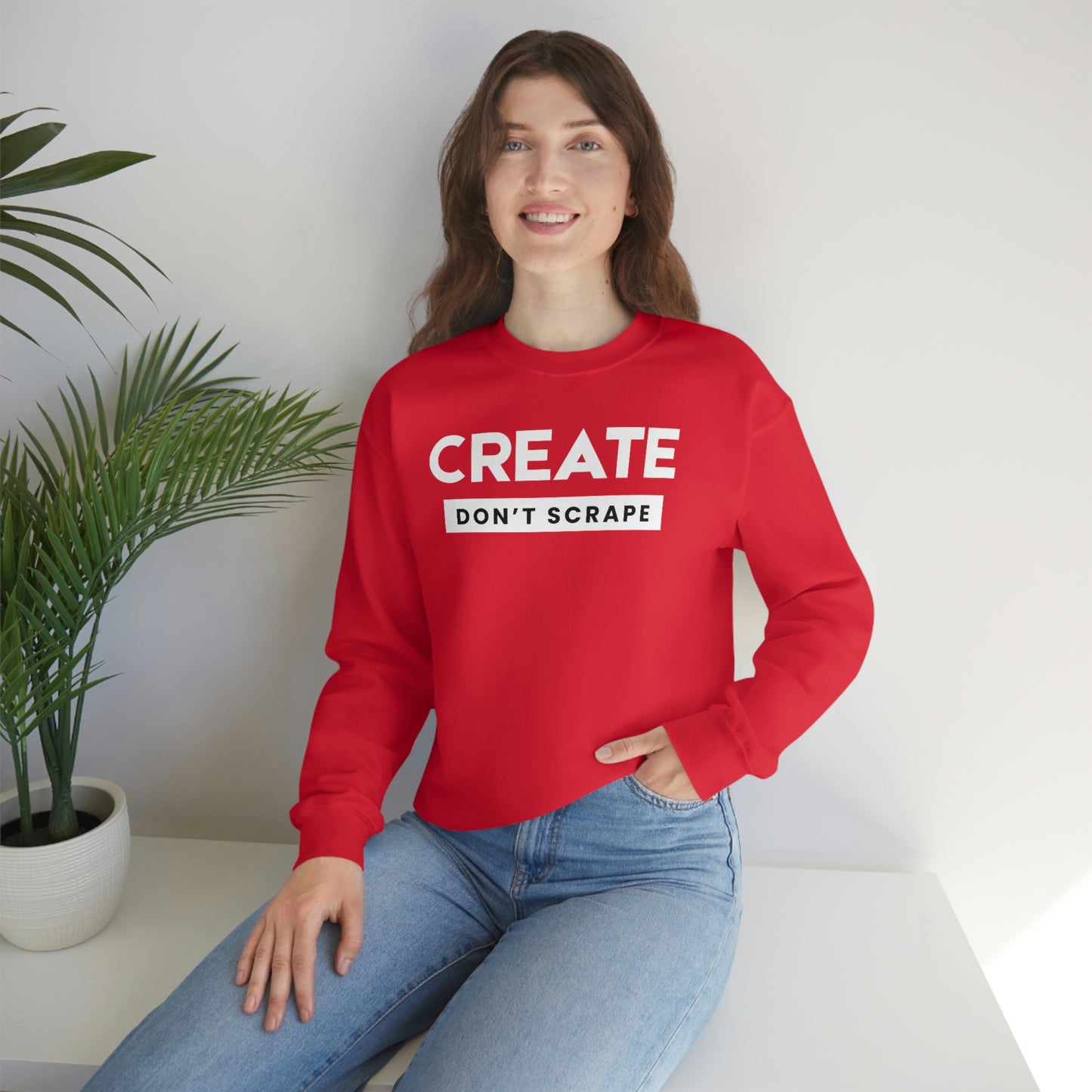 Create Don't Scrape Sweater