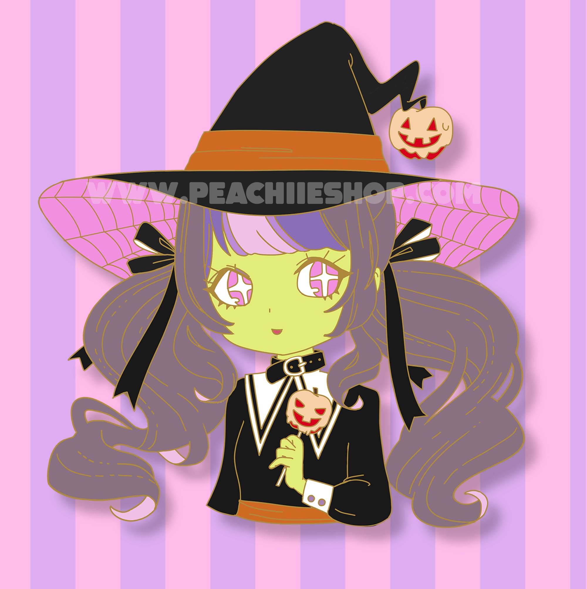 Ettie the Witch Pin