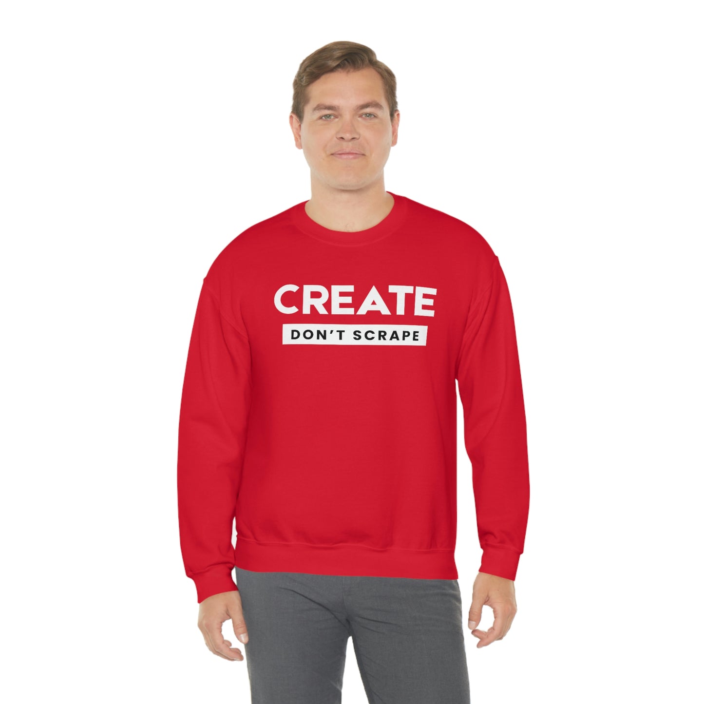 Create Don't Scrape Sweater