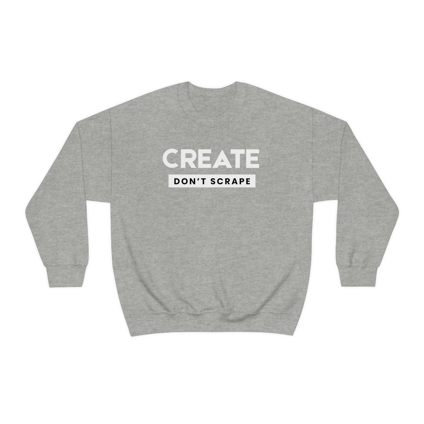 Create Don't Scrape Sweater