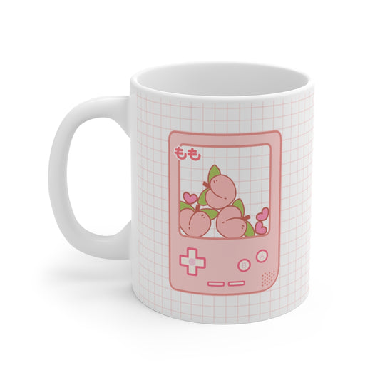 Aesthetic Gameboy Peach Mug