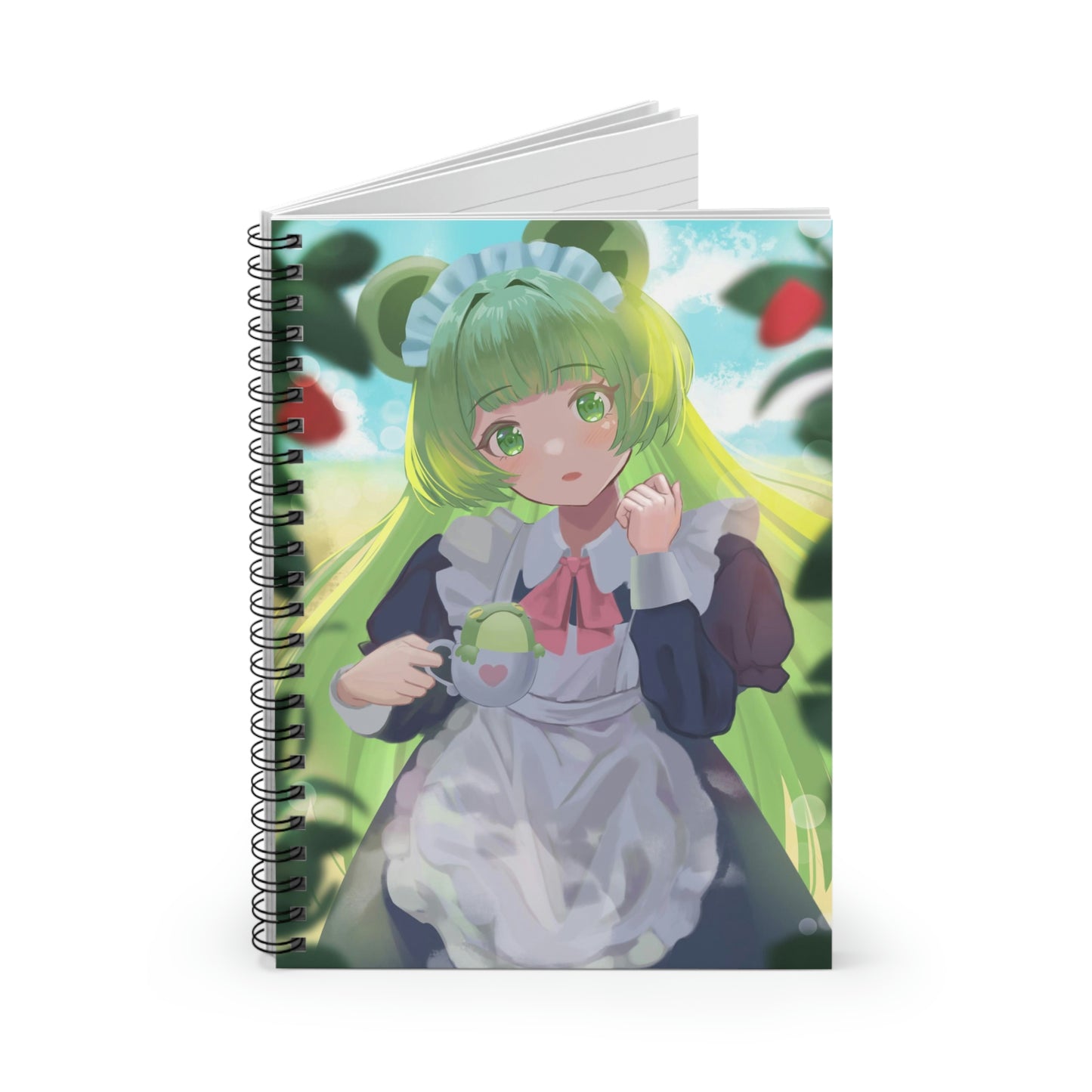 Kaeru Lined Spiral Notebook