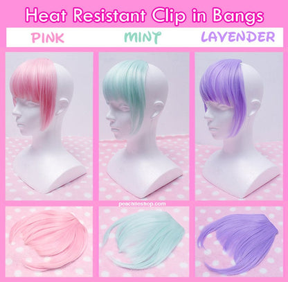Pastel Fairy Kei Clip in Bangs - Peachiie Shop