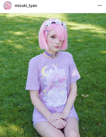 Sweet Dreams T-Shirt (Lavender) by fawnbomb - peachiieshop