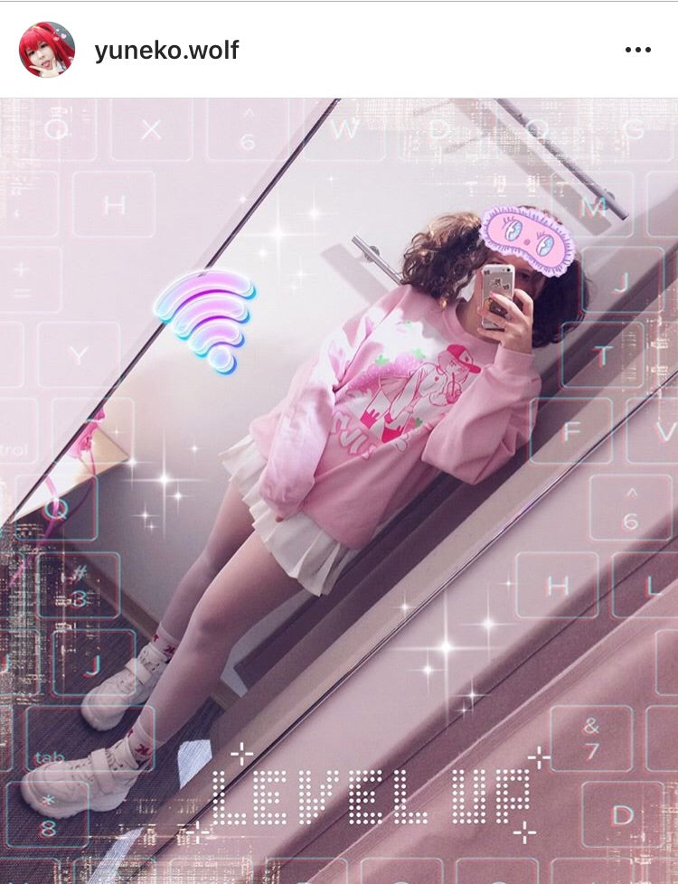 'ICHIGO MILK TEA / いちごミルク/ Strawberry Milk Tea Sweater Pink by Fawnbomb - peachiieshop