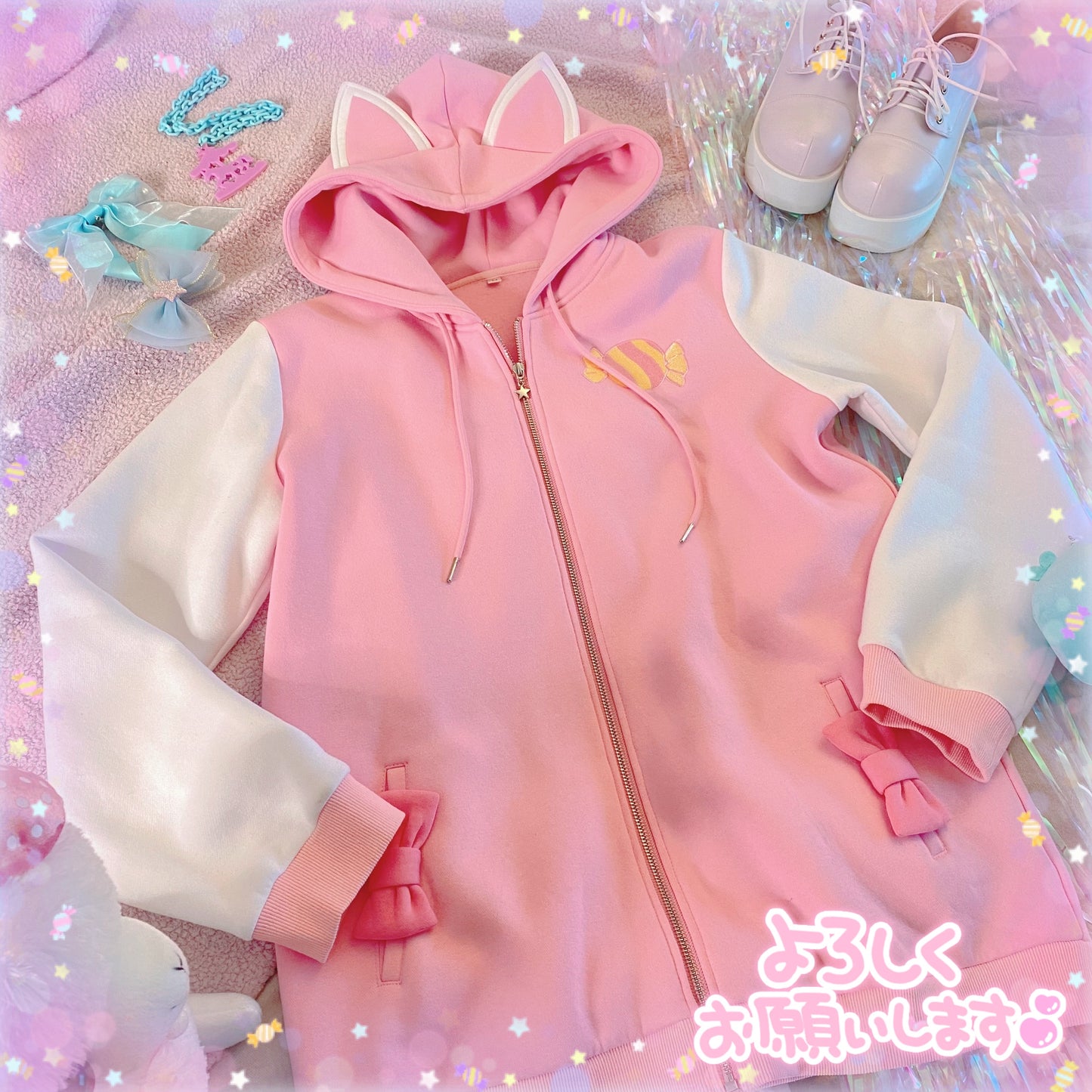 Candy Kitty Hoodie (limited)