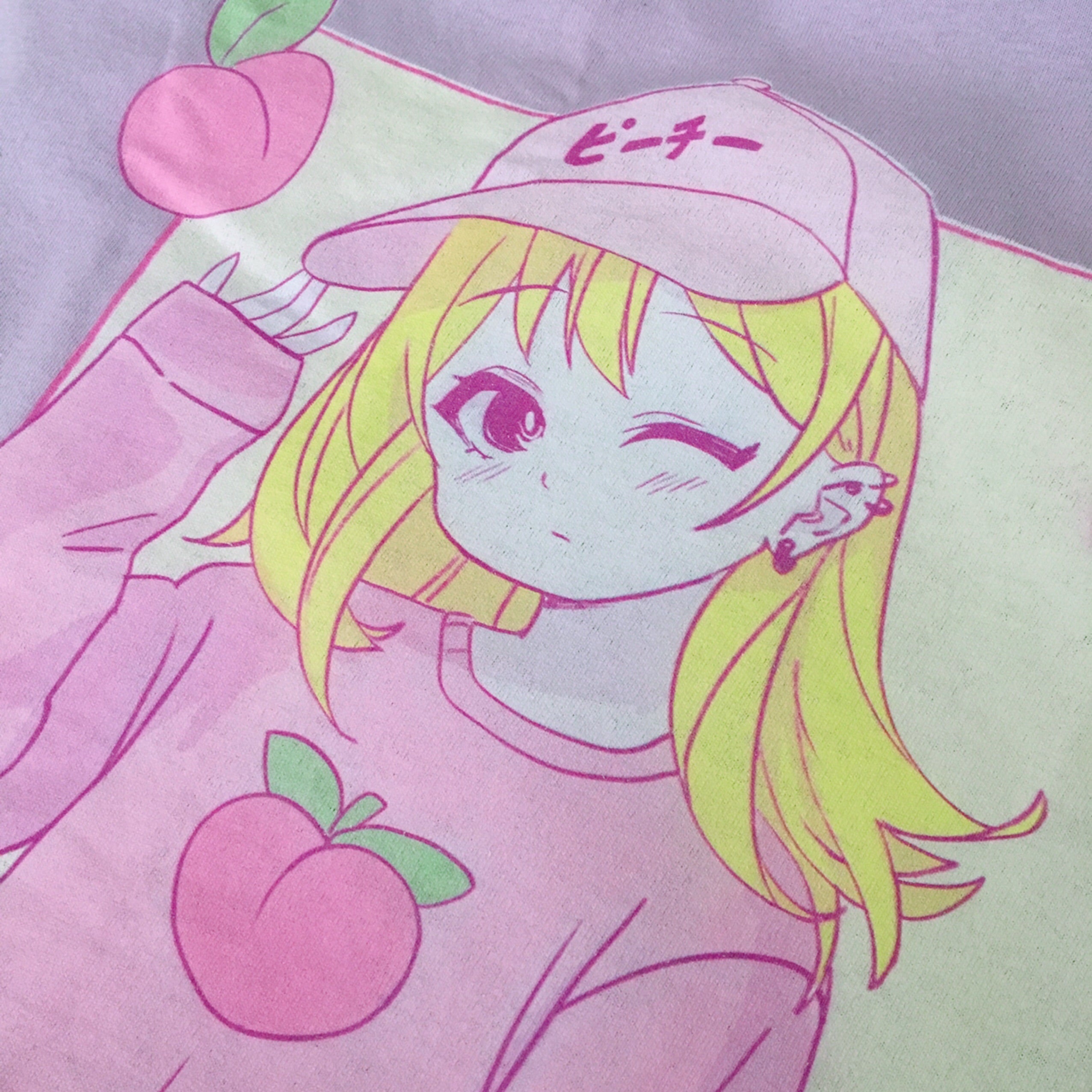 Peachiie Girl T-Shirt (Lilac) by fawnbomb - peachiieshop